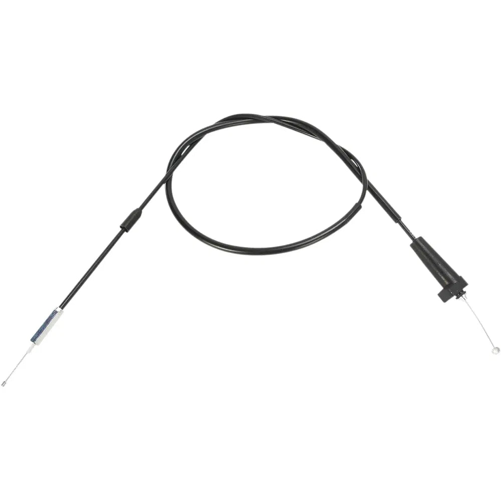 Cable del acelerador de vinilo negro.