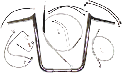 Kit de instalación de manillar de diseñador Sterling Chromite II® - Kit de instalación de manillar de diseñador Sterling Chromite II® - 12"-14" - Softail '16-'17
