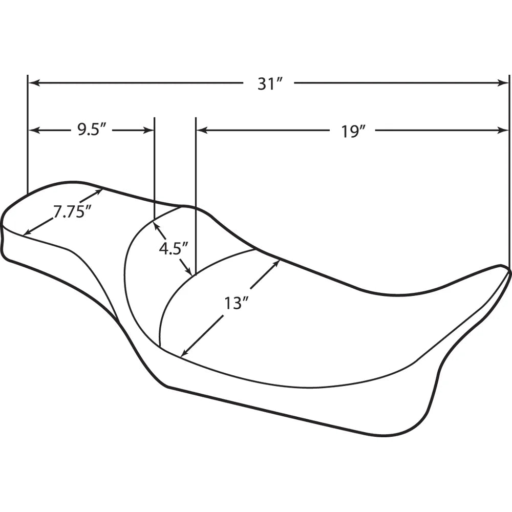 Asiento predator de alcance extendido para 2 personas