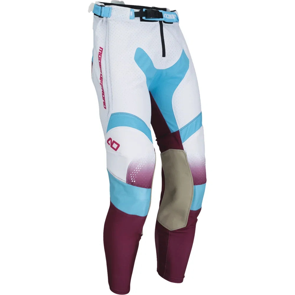 Pantalón Moose Offroad Alpha One US 30 Slim White/Purple