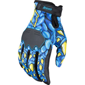 Guantes ICON Hooligan Kryola Kreep - Azul