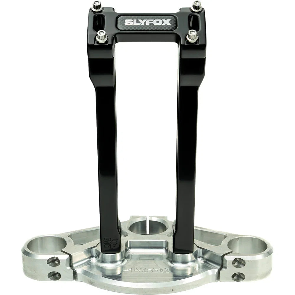 Kit SLYFOX Handlebar Riser Straight 1-1/8" Clamping 10" Rise