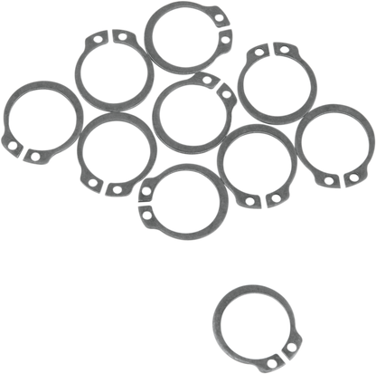 Kit de arandela/anillo elástico del contraeje - Anillo elástico - Paquete de 10 - Kawasaki/Suzuki