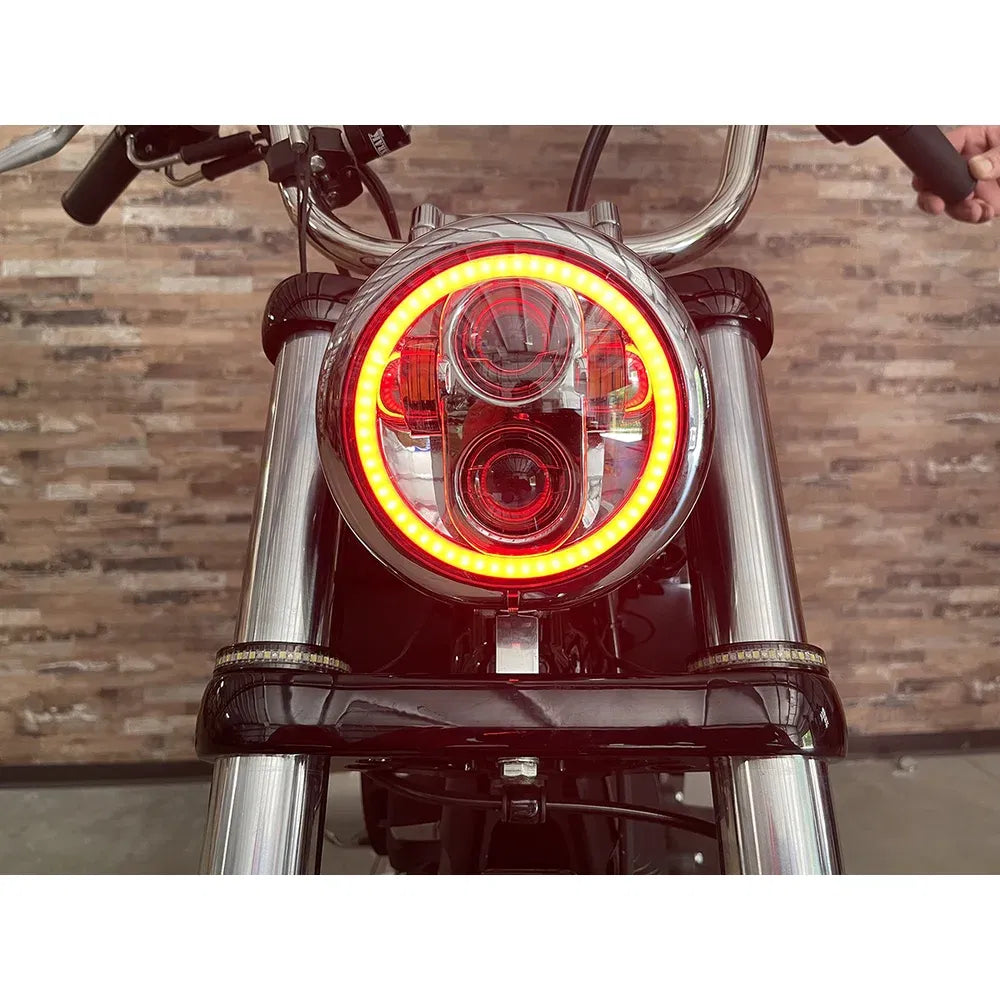 Linterna frontal led proglow™ con halo que cambia de color