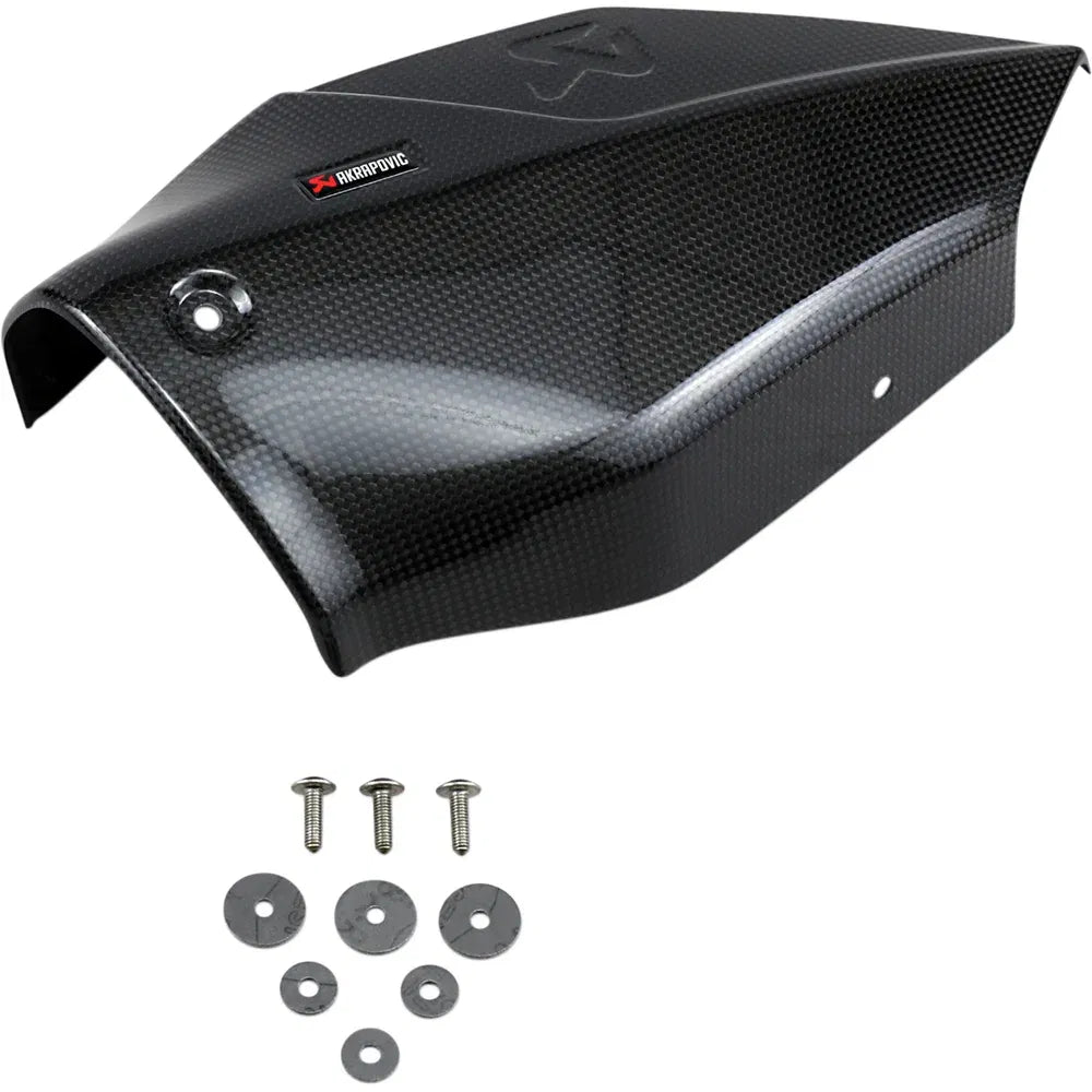 Escudo térmico - fibra de carbono - multistrada