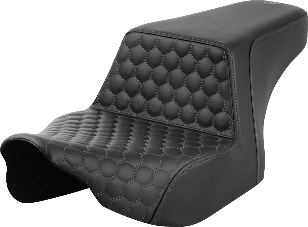 Asiento elevado en forma de panal - Asiento elevado - Delantero en forma de panal - Costuras grises - FL '23-'24
