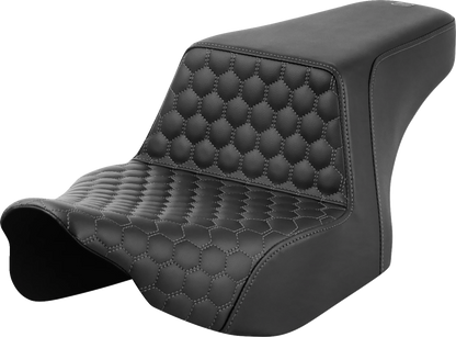 Asiento elevado en forma de panal - Asiento elevado - Delantero en forma de panal - Costuras grises - FL '23-'24