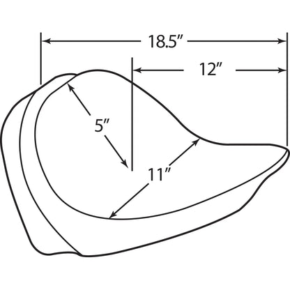 Asiento individual compatible con respaldo: liso