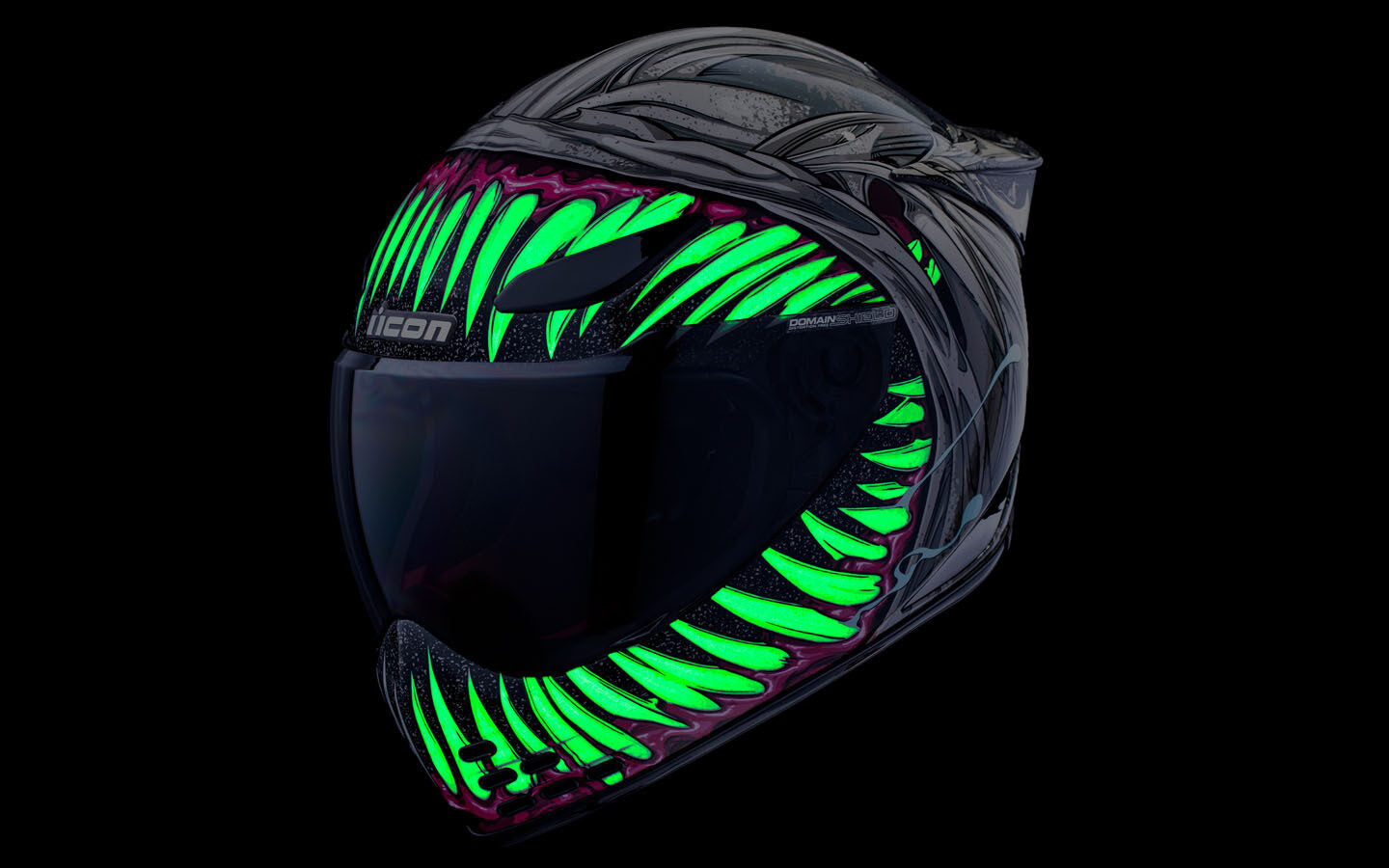 Casco Icon Grand Maw - Gris