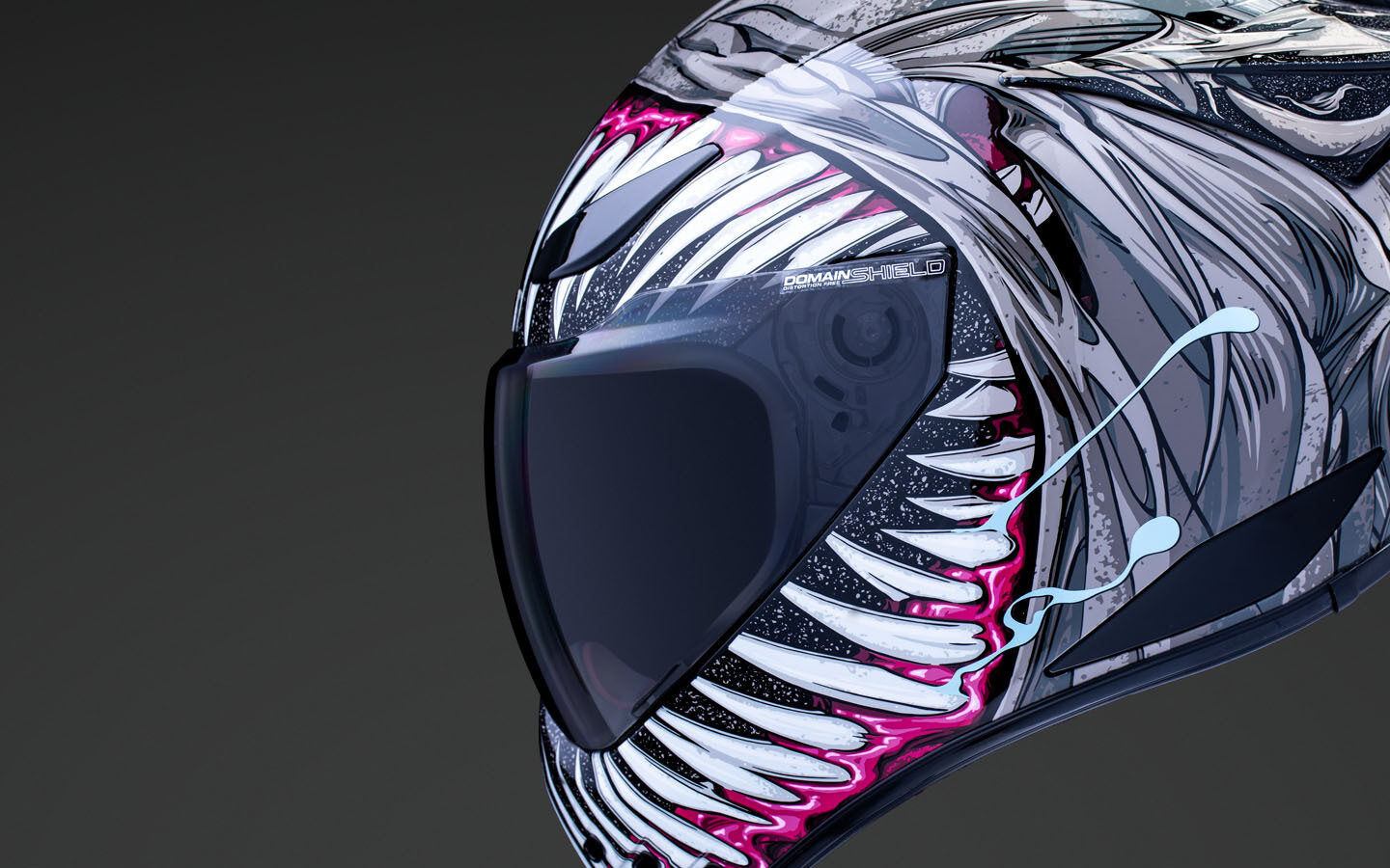 Casco Icon Grand Maw - Gris