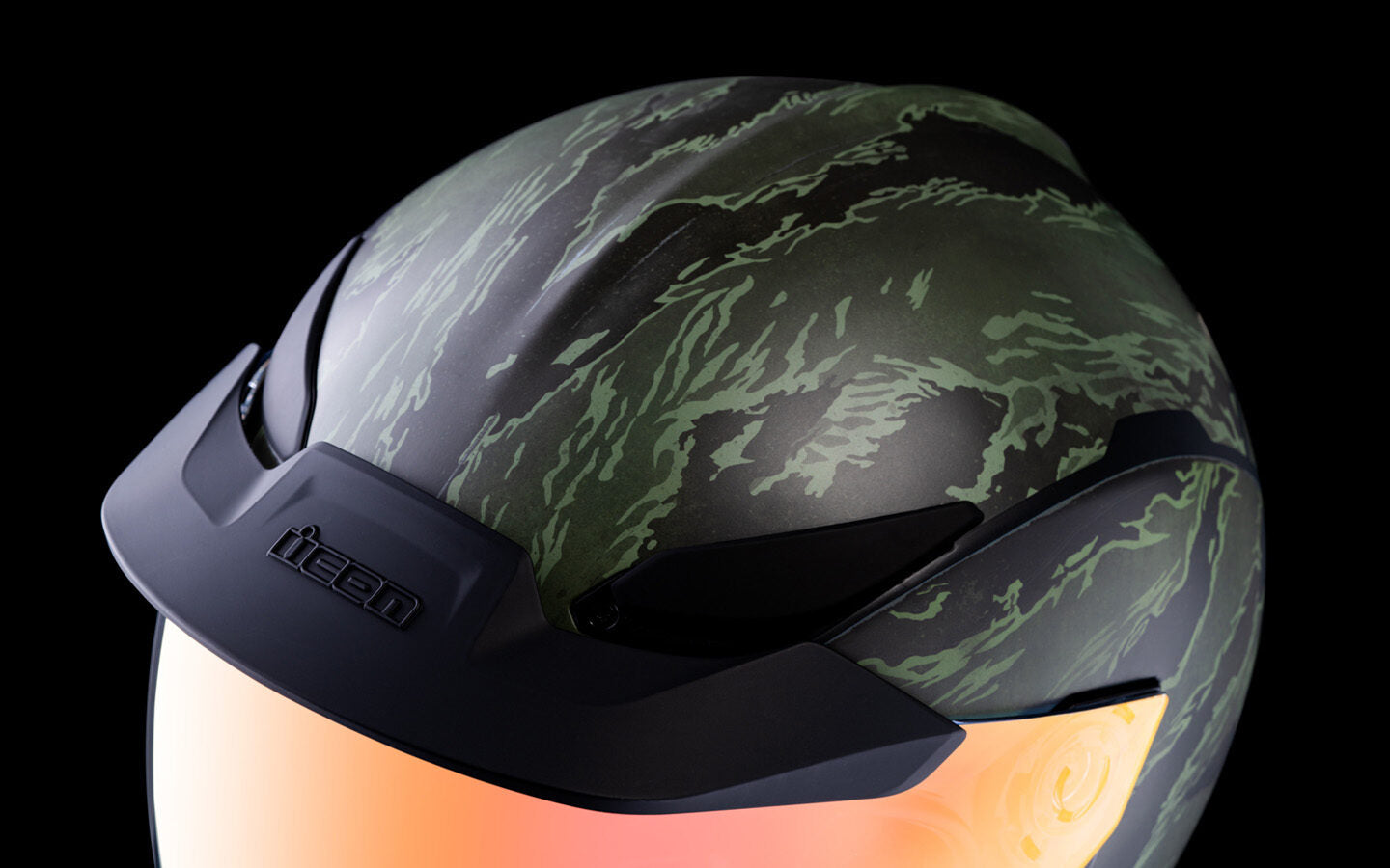 Casco ICON Domain Tiger's Blood - Verde