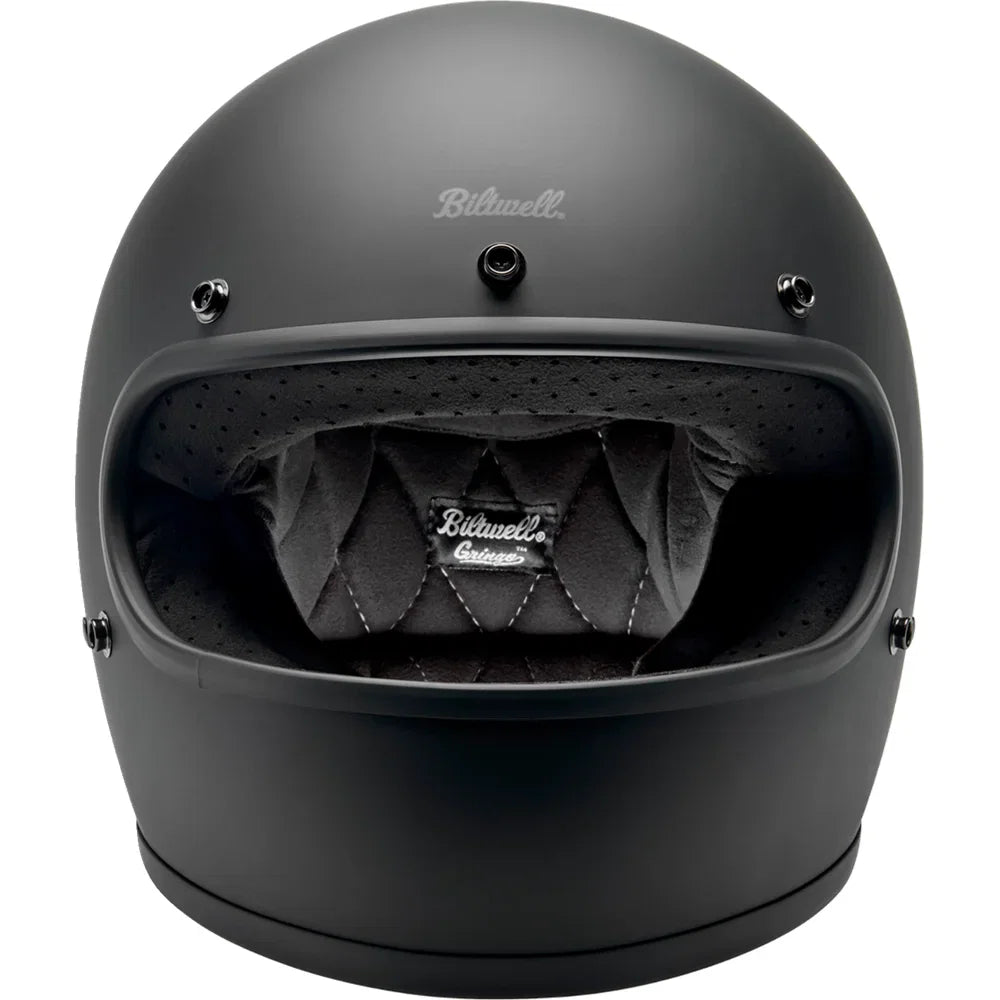 Casco gringo plano negro