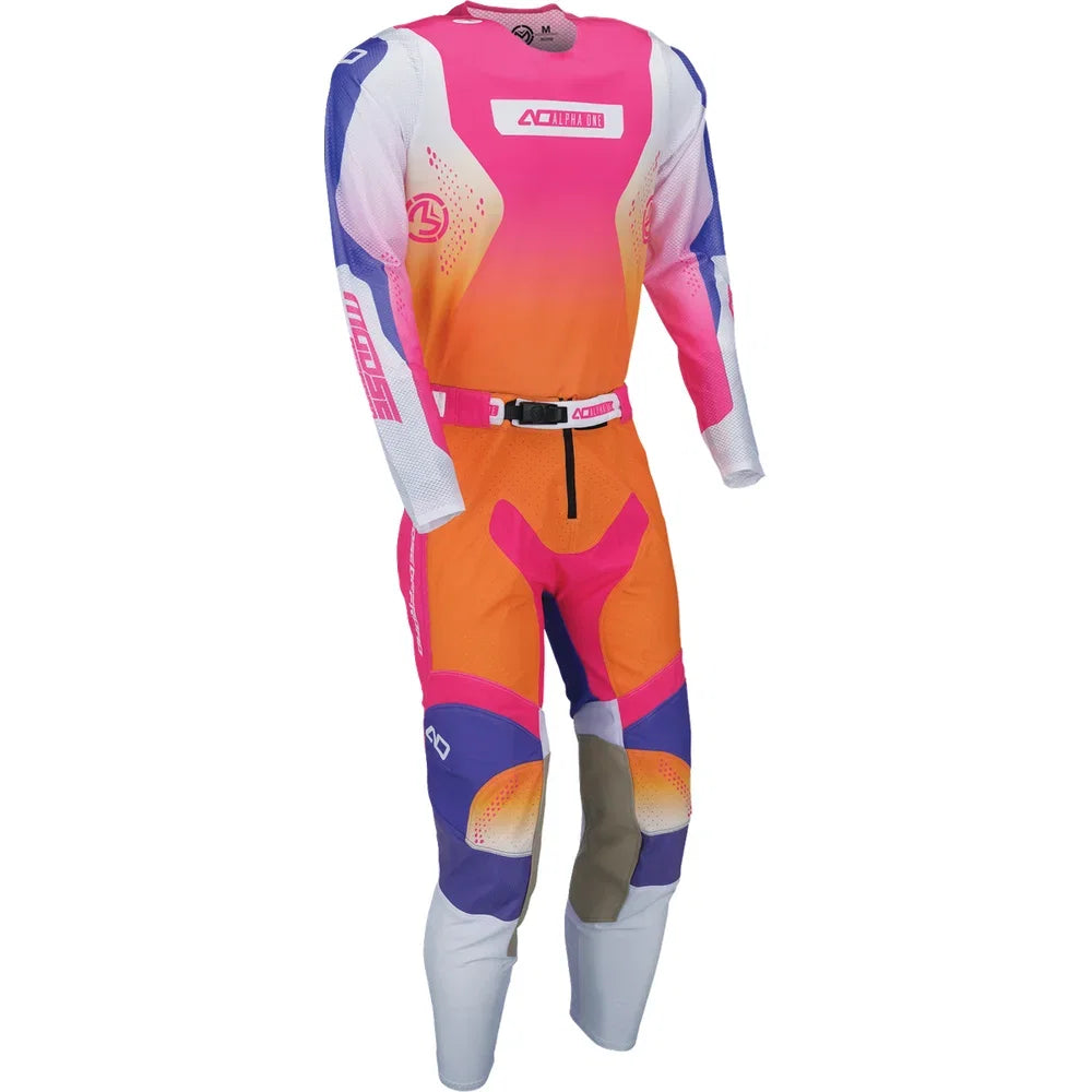 Pantalón Moose Offroad Alpha One US 28 Slim Orange/Purple