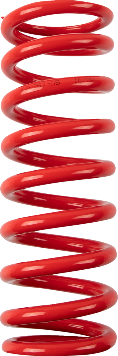 Resorte de choque - Resorte de choque - 64/66 mm OD - 55 n/mm - Rojo