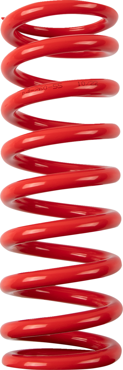 Resorte de choque - Resorte de choque - 64/66 mm OD - 55 n/mm - Rojo