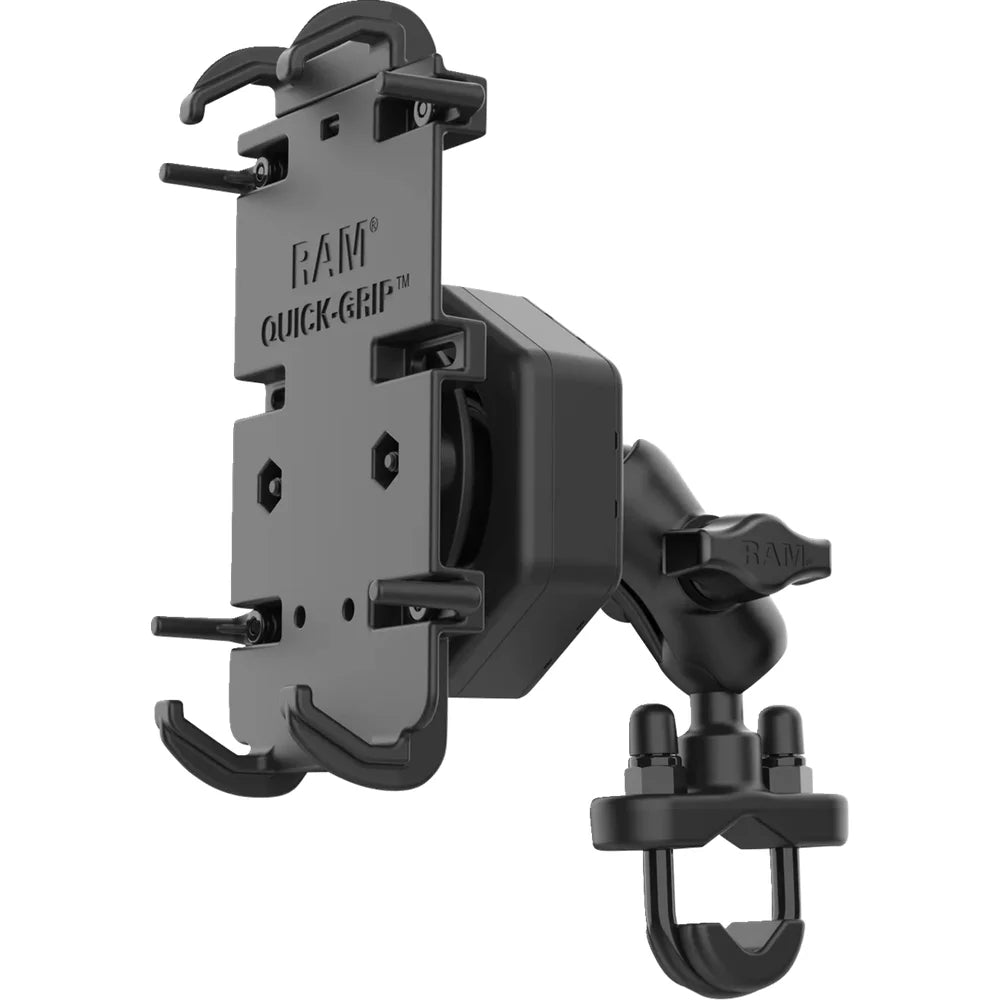 Soporte para teléfono quick grip™ con base con perno en u