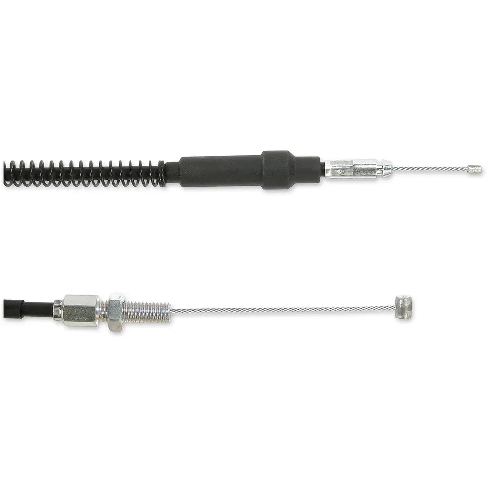 Cable del acelerador de vinilo negro.