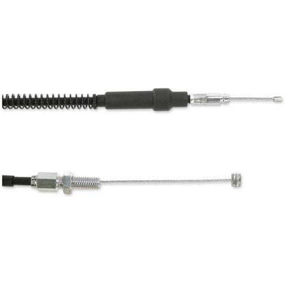 Cable del acelerador de vinilo negro.