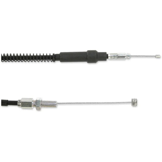 Cable del acelerador de vinilo negro.