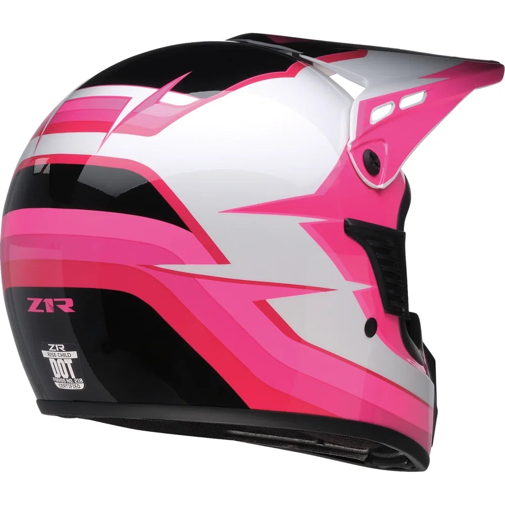 Casco Z1R Child Dirt Maxx Vortex Pink/White