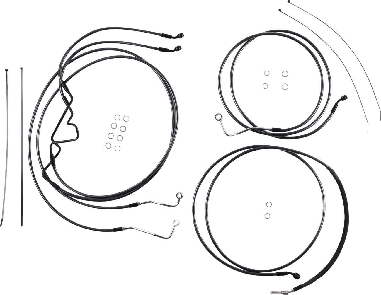 Kit de instalación de manillar de diseño Black Pearl™ - Kit de instalación de manillar de diseño Black Pearl™ - 8" - FLHR '17-'20