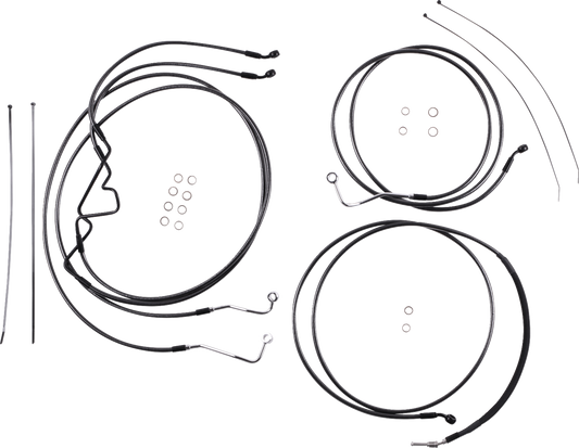 Kit de instalación de manillar de diseño Black Pearl™ - Kit de instalación de manillar de diseño Black Pearl™ - 8" - FLHR '17-'20