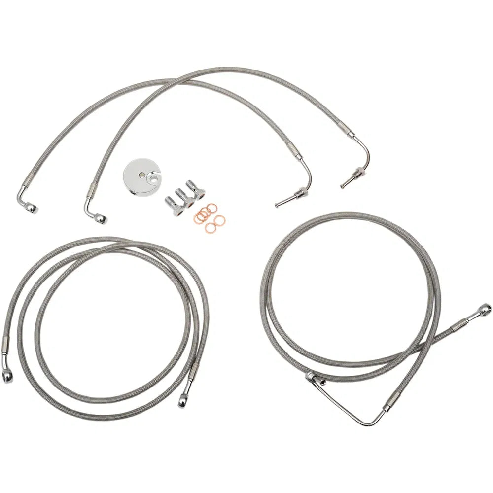 Kit de línea de freno de acero inoxidable