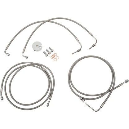 Kit de línea de freno de acero inoxidable