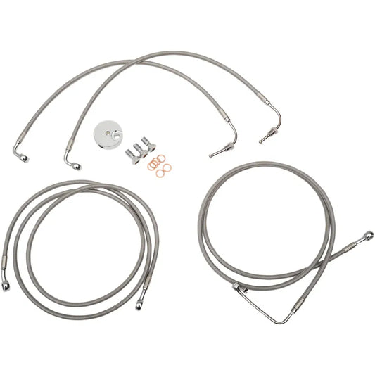 Kit de línea de freno de acero inoxidable