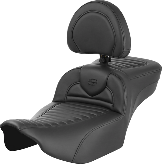 Asiento de alcance extendido Roadsofa™ - Asiento de alcance extendido Roadsofa™ - con respaldo - Tuck-n-Roll - FLTR/FLHX '23-'24