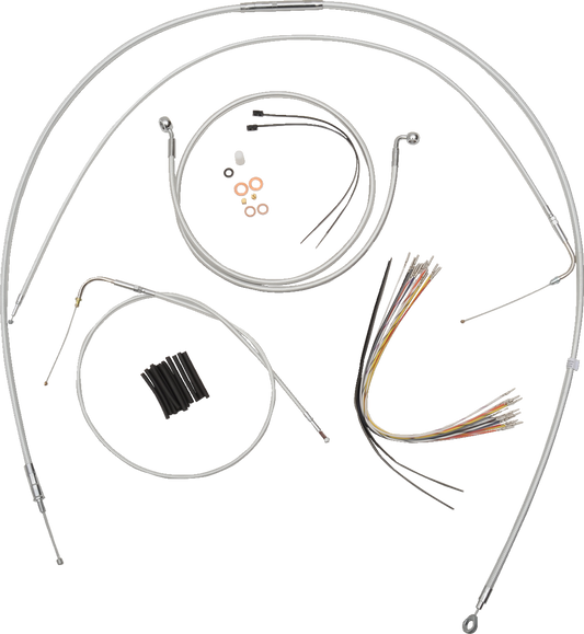Kit de instalación de manubrio de diseñador Sterling Chromite II® - Kit de instalación de manubrio de diseñador Sterling Chromite II® - 18"-20" - '00-'06 FLST