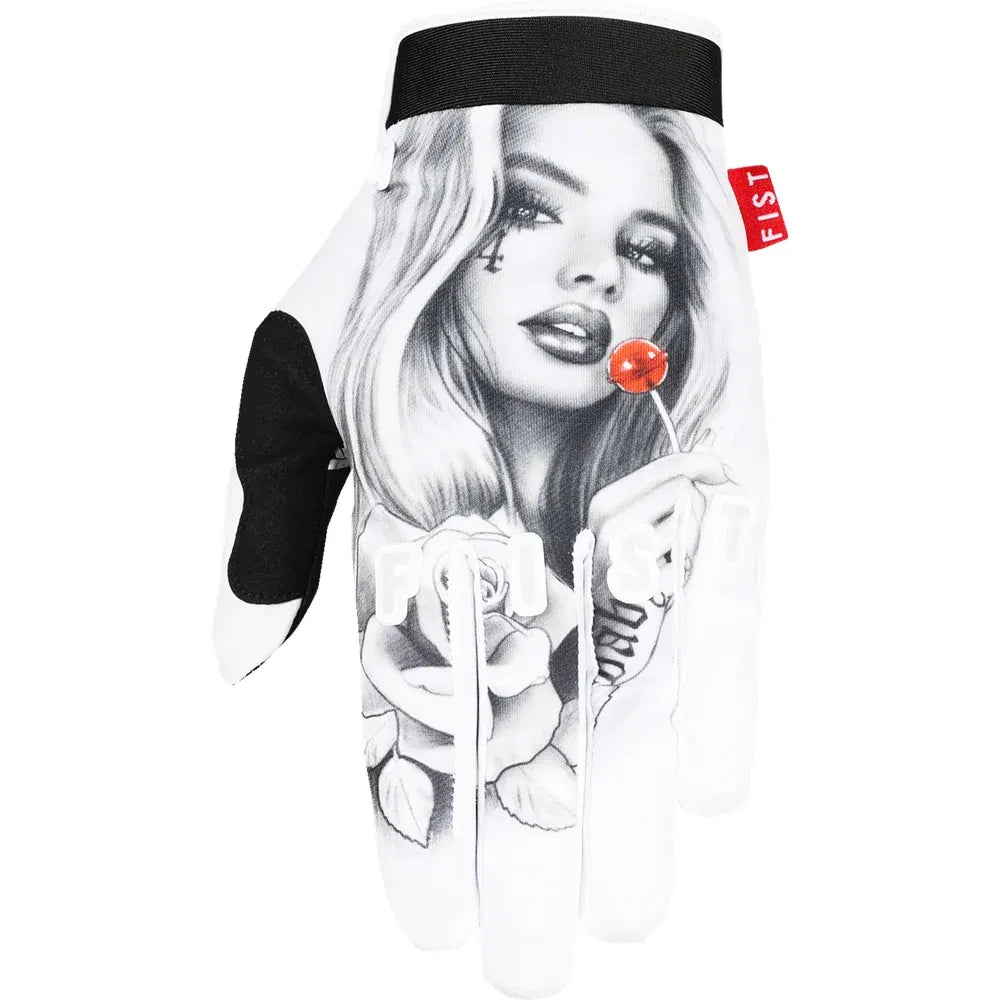 Guantes con tiras hannah roberts red label eye candy