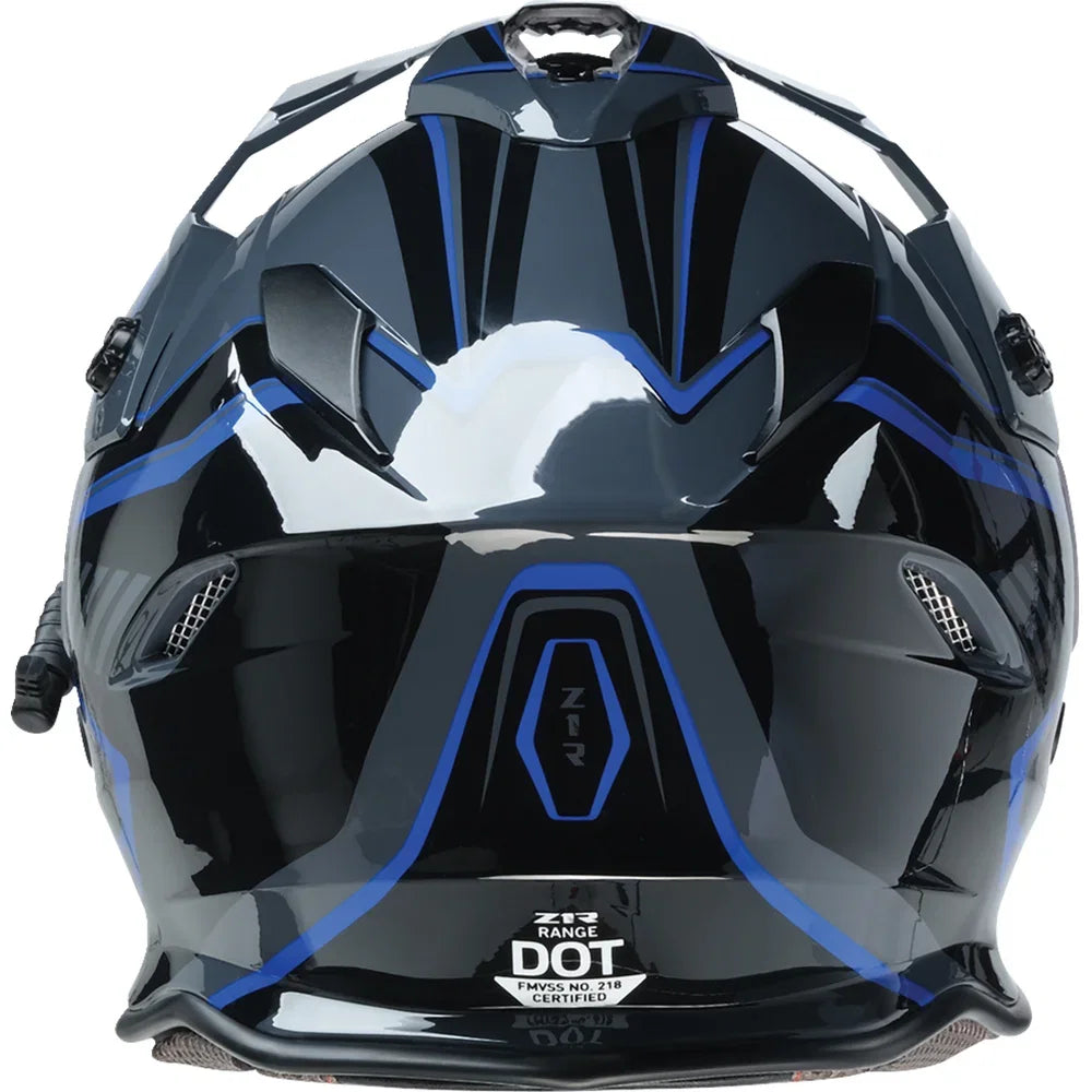 Casco range 2.0 rotor snow electric negro/azul