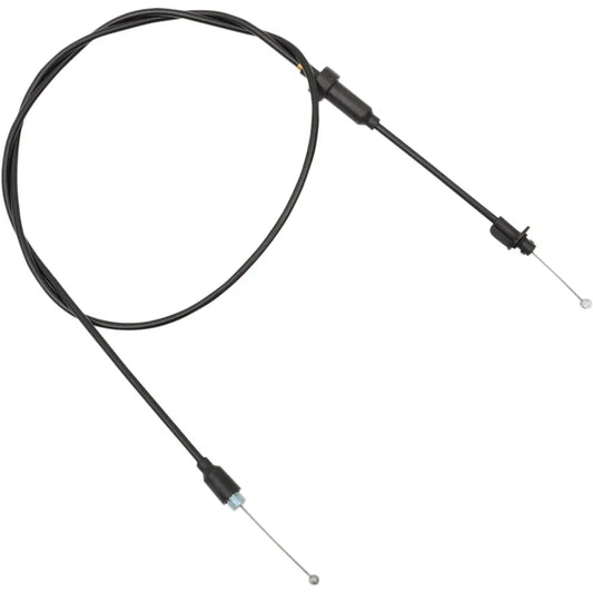 Cable del acelerador de vinilo negro.