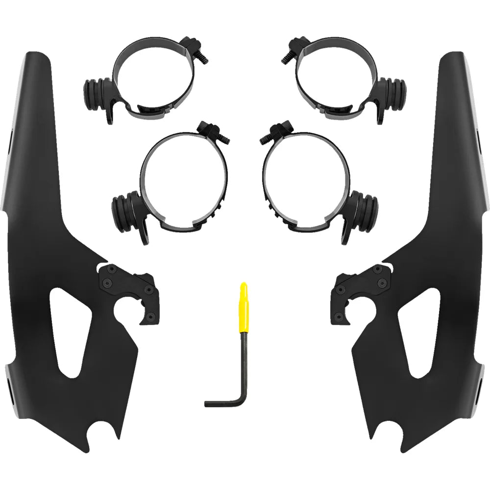 Kit Memphis Shades Windshield Trigger-Lock Mount Fats/Slim Trigger-Lock Mounting Low Rider S