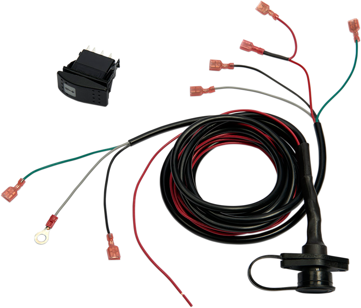 Interruptor de tablero con cableado