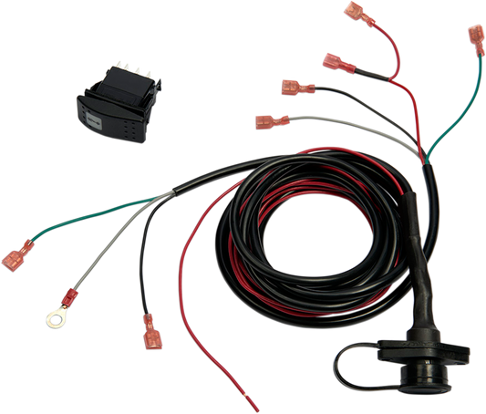 Interruptor de tablero con cableado