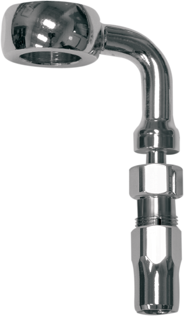 BYO® Banjo para construir su propio con accesorio - Banjo de freno BYO - 12 mm-90° - Acero inoxidable
