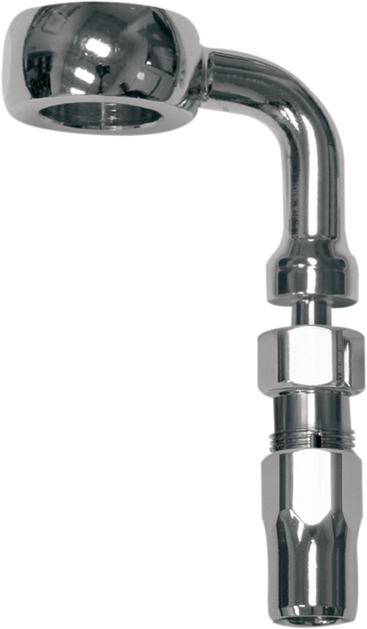 BYO® Banjo para construir su propio con accesorio - Banjo de freno BYO - 12 mm-90° - Acero inoxidable