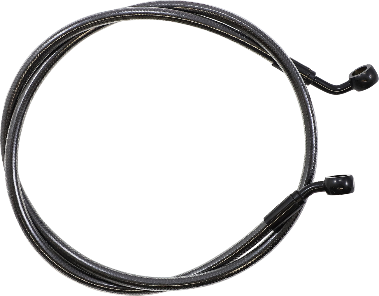 Línea de freno delantero de disco único trenzado E-Z Align - Línea de freno - 35/60° - 42" - Black Pearl