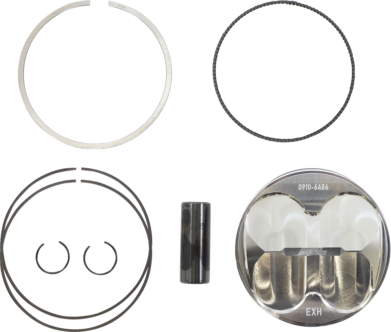 Pistón de carrera de 4 tiempos de alto rendimiento - Kit de pistón - 96,00 mm - Honda