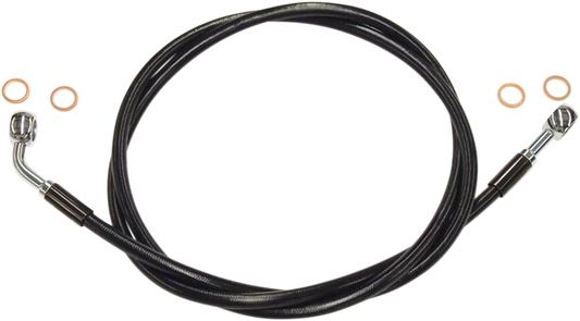 Kit de línea de freno delantero XR de acero inoxidable Extreme Response - Línea de freno - XR - EZ Align - Negro