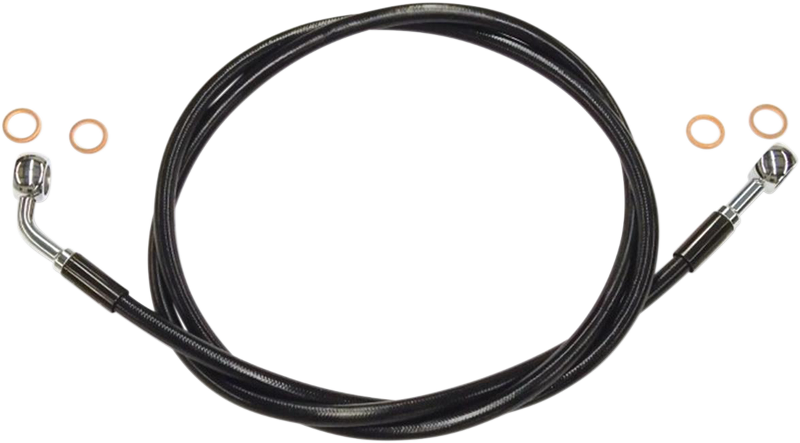 Kit de línea de freno delantero XR de acero inoxidable Extreme Response - Línea de freno - XR - EZ Align - Negro