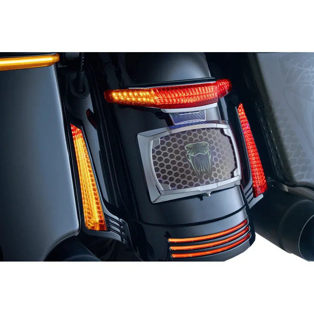 Luz trasera y soporte para matrícula latitude con lightstrike™