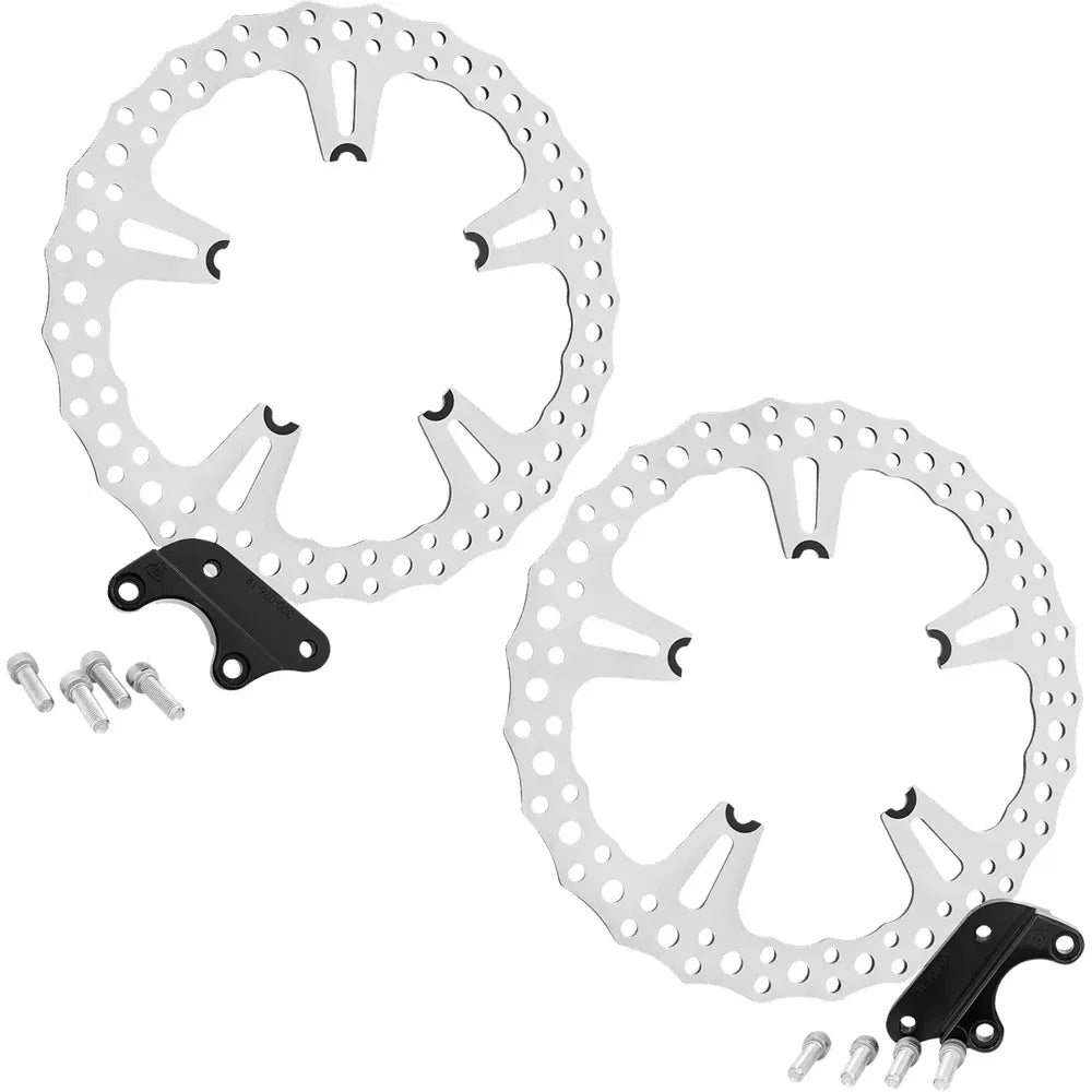 Kit de rotor flotante dentado de freno grande de 15"