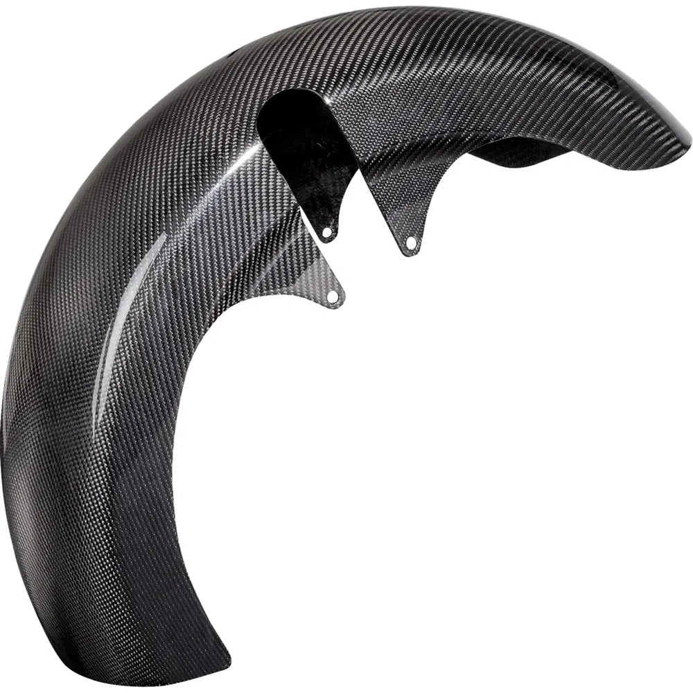 Guardabarros delantero fat wrapper de fibra de carbono de 21"
