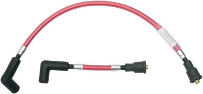 Cable trenzado de bujía - Cables de bujía - Rojo manzana caramelo - FX/FL '65-'99