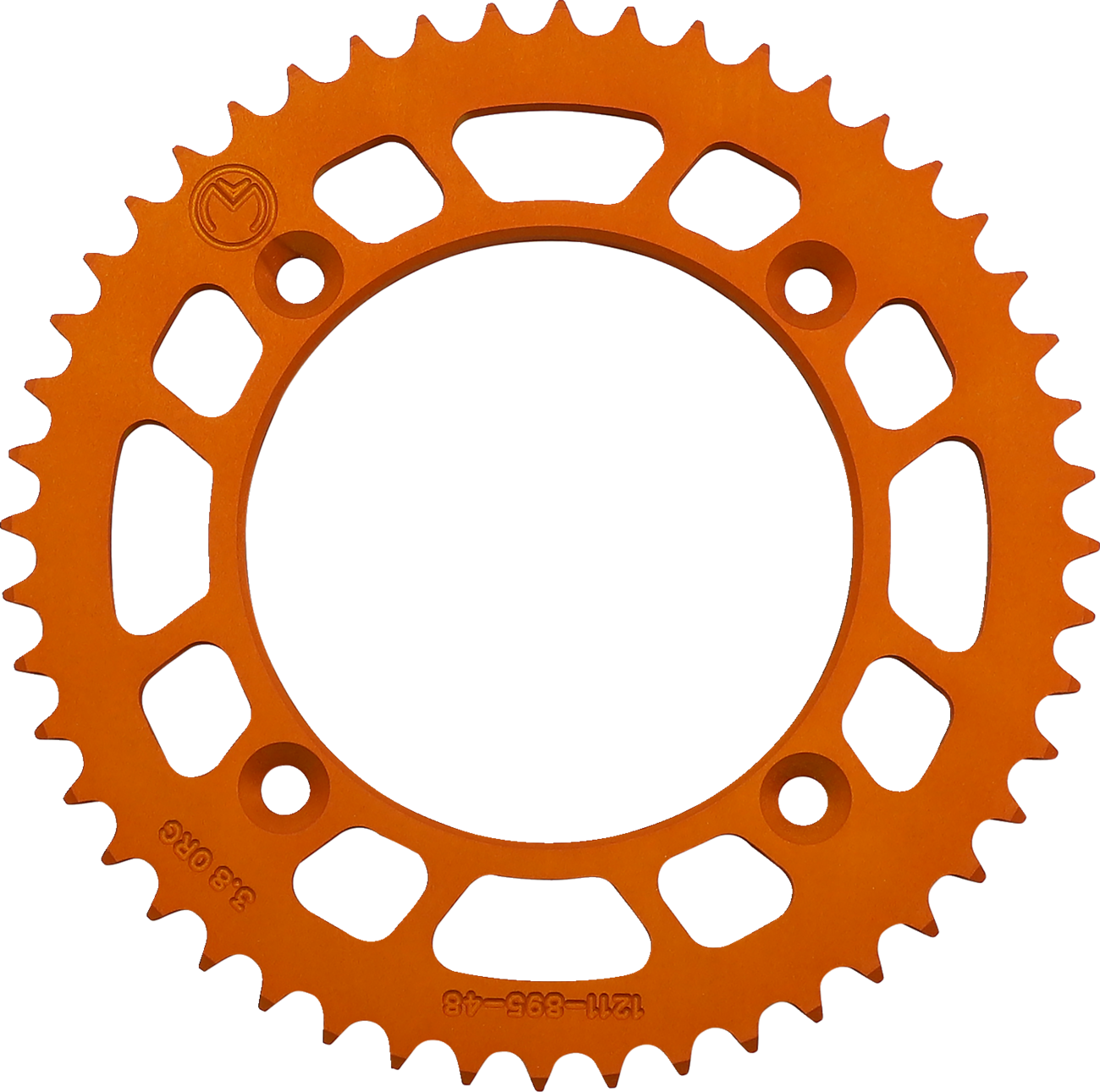 Corona Trasera Aluminio - Corona Trasera - Aluminio - 48 Dientes - Naranja - Husqvarna/KTM