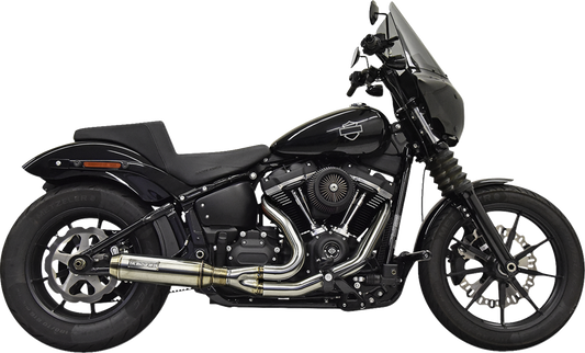 Sistema de escape 2 en 1 con silenciador Superbike - Sistema de escape 2 en 1 con silenciador Superbike - Acero inoxidable - Convertidor catalítico - 49 estados