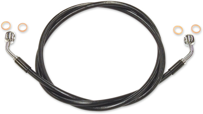 Kit de línea de freno delantero XR de acero inoxidable Extreme Response - Línea de freno - XR - EZ Align - Negro